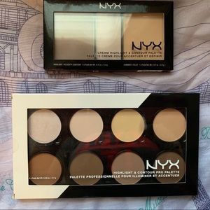 NYX Cream & Powder H-light & Contour Palettes